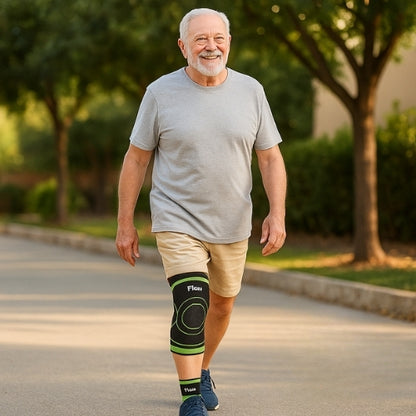 Rodillera Gen 2x1 + Muñequera de regalo + E-book: 8 ejercicios para fortalecer rodillas desde casa 🎁 - Alivia dolor desde el primer uso