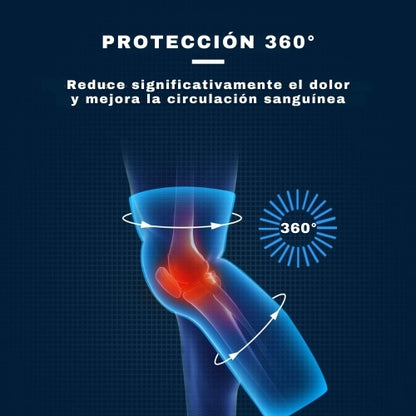 Rodillera Pro Step - Tecnología 360° de compresión para aliviar, proteger y potenciar tus rodillas