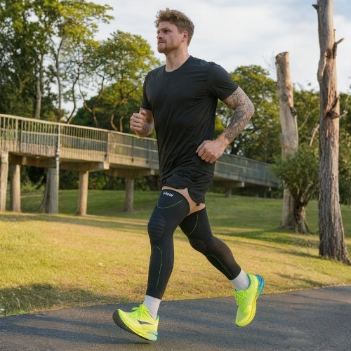 Rodillera Pro Step - Tecnología 360° de compresión para aliviar, proteger y potenciar tus rodillas