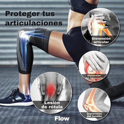 Rodillera Pro Step - Tecnología 360° de compresión para aliviar, proteger y potenciar tus rodillas